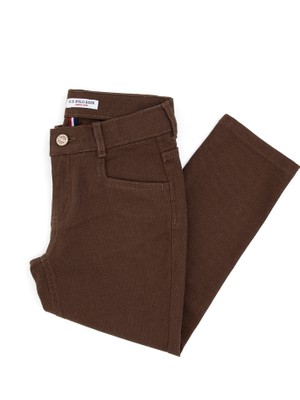 U.s. Polo Assn. Erkek Çocuk Kahverengi Pantolon (Kanvas-Chino) 50317273-VR029