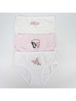 Katamino Royan Kız Bebek 3 Lü Slip Set - Çok Renkli
