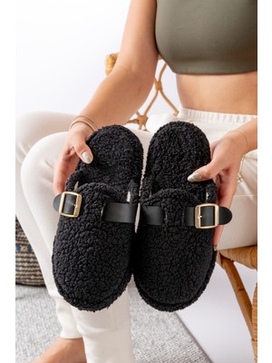 Kadın Ev Terliği Kemer Geçmeli Şık Giyim Hediyelik Çeyiz Bohça Misafir Terliği