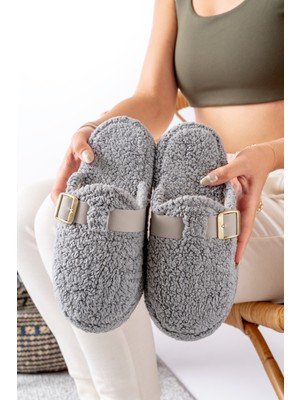 Kadın Ev Terliği Kemer Geçmeli Şık Giyim Hediyelik Çeyiz Bohça Misafir Terliği