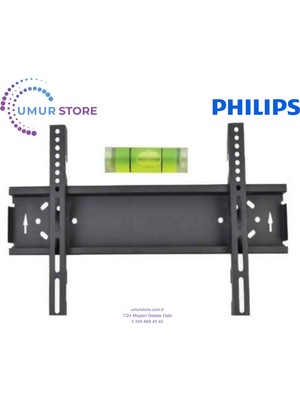 Philips Ambilight Tv 55PUS8500 4K UHD QLED 55" Smart Tv Dolby Atmos Titan Os 42”- 75” Inç LCD LED Ekran Tv Sabit Askı Aparatı