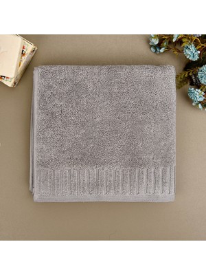 Matmel Soft Patte Yüz Havlusu - Gri - 50X90 cm