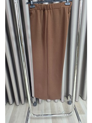 Elmas Tesettür Kadın Giyim Büyük Beden Bol Paça Scuba Pantolon