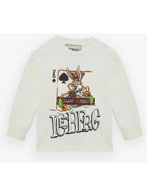 Iceberg Bg Store Erkek Bebek Kırık Beyaz Tshirt