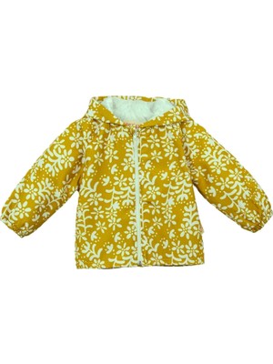 Necix's Çiçek Desenli Kız Çocuk Yağmurluk - NEC243260-YEŞIL-1 - 2  Yaş Yeşil