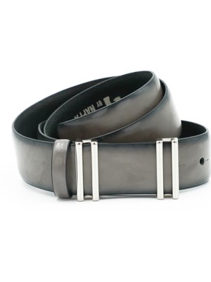 Tuna Nappa Hakiki Deri 3,50 cm Pimli Toka Klasik Erkek Kemer - KMR101