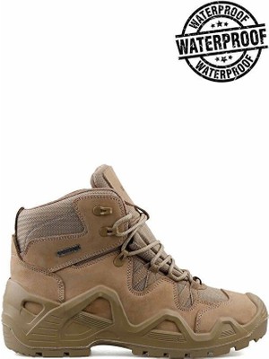 Hammer Jack Su Geçirmez Deri Kışlık Erkek Bot 1000 23020-M Bağcıklı Bej Renk