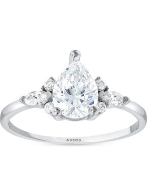 Assos Pırlanta Tasarım Altın Yüzük - 14K