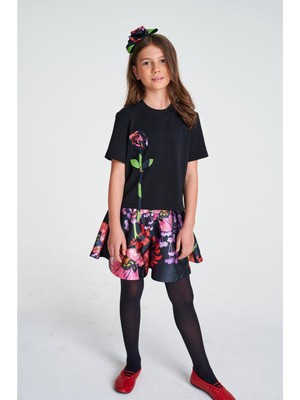 Lia Lea Bg Store Kız Çocuk Desenli Şort