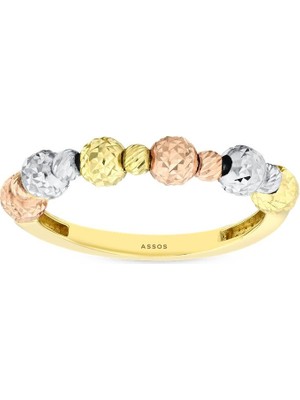 Assos Pırlanta Altın Tasarım Yüzük - 14K