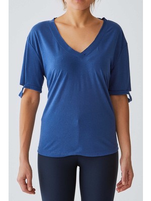 ROMAN Kolları Detaylı T-Shırt Kobalt Y1954149_328