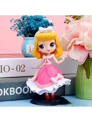 Elifeshop Uyuyan Güzel Prenses Aurora Anime Karakter Figür Oyuncak Dekoratif Biblo Bebek 15 cm Genç Odası Süsü