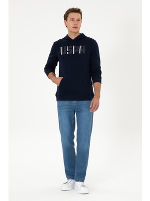 U.S. Polo Assn. Erkek Mavi Loose Fit Jean Pantolon 50308292-DN0022