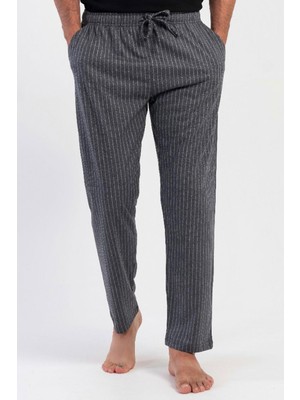 REN %100 Pamuklu Vienetta Erkek Tek Alt Cepli Pijama, Belden Bağlamalı