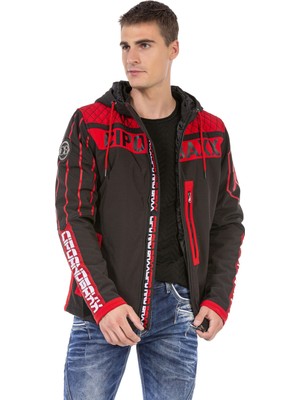 Cipo & Baxx CJ275 Kapüşonlu Erkek Mont
