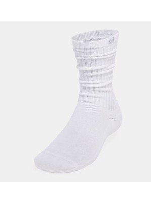 Under Armour Unisex Ua Sportstyle Coton Scrunch Crew Çorap Yumuşak Pamuk Karışımlı Konforlu Tasarım