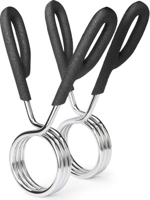 Ağırlık Çubuğu ve Halter Kolları Için Halter Aksesuarı Yaylı Klips Yaka, Çift Olarak Satılır