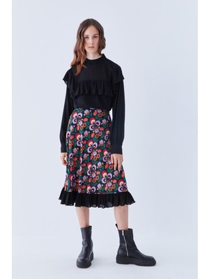 ROMAN Fırfırlı Etek Standart Renk K2135005_089