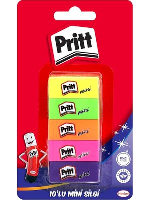 Mini Silgi 10'lu Blister