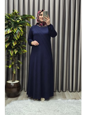 Elmas Tesettür Kadın Tesettür Giyim Büyük Beden Şeyda Elbise