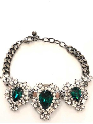 ROMAN Taş İşlemeli Zincirli Kadın Bileklik Standart Renk K1486209_089