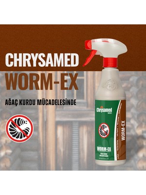 Chrysamed Worm-Ex Ağaç / Tahta Kurdu 500 ml Böcek Haşere İlacı