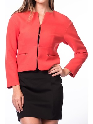 ROMAN Önü Kopçalı   Ceket Nar Çiçeği K1416024_112