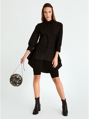 ROMAN Yarım Kol  Gömlek Siyah K2013502_001