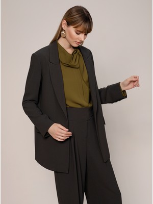 ROMAN Yırtmaçlı  Ceket Antrasit K1916020_046