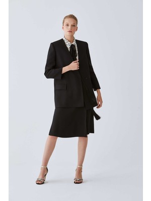 ROMAN Püskül Detaylı  Ceket Siyah K2016051_001
