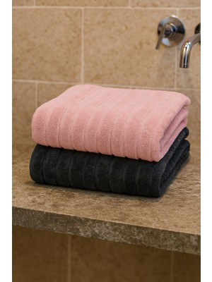 Lara Lisa Collection 2 Adet 70X140 Doğal Penye Ipinden Üretilmiş Banyo Havlusu Suyu Çabuk Emer Uzun Yıllar Yumuşak Kalır