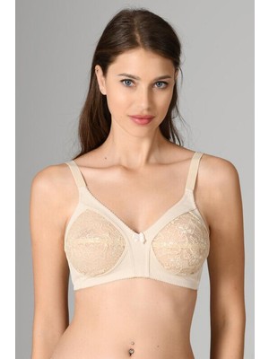 NBB Battal Desteksiz Toparlayıcı Dantel Sütyen