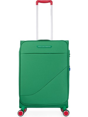 United Colors Of Benetton Benetton Ekstra Hafif Lüx Kumaş 8 Tekerlekli Orta Boy Valiz
