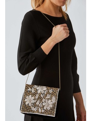 ROMAN Çiçek İşlemeli  Kadın Çanta Standart Renk K1981503_089