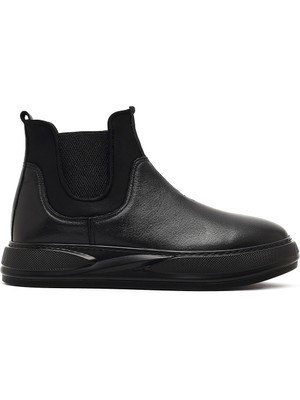 Derimod Erkek Siyah Deri Spor Bot 25WFD6760FT