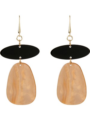 ROMAN Oval Şekilli Kadın Küpe Standart Renk K2086183_089