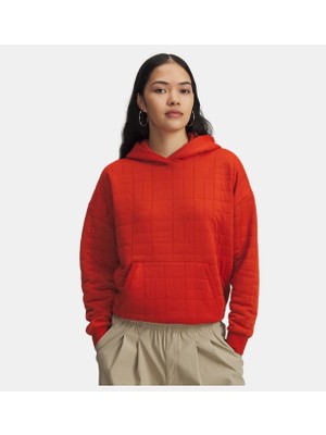 Under Armour Kadın UA Unstoppable Fleece TXTR Kapüşonlu Sweatshirt