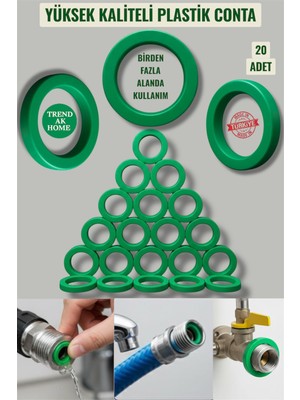 TRE Yüksek Kaliteli Plastik Conta  ( 20 Adet ) Conta