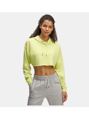 Under Armour Kadın UA Icon Terry Crop Kapüşonlu Sweatshirt