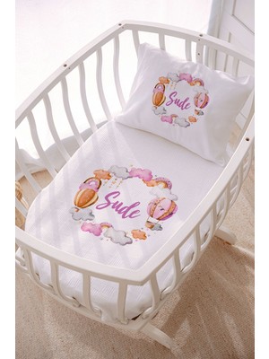 Lilabio Isme Özel 70X120 Park Yatak ve Anne Yanı Pike Seti Balon