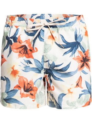 Quiksilver Erkek Volley Short Everyday Garden Path Volley 15 Beyaz