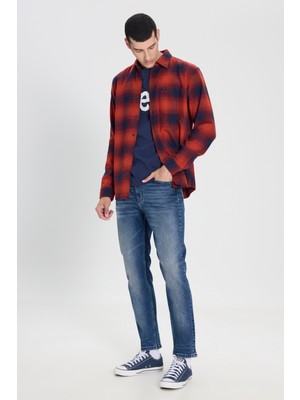 Lee L242519600 Kırmızı Erkek Oduncu Gömleği