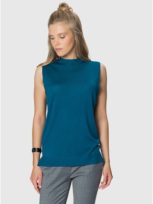 ROMAN Sıfır Kol  Triko Petrol K1879116_010