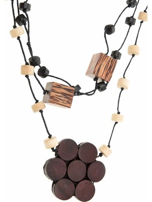 ROMAN Boncuklu Aksesuarlı Kolye Standart Renk Y1986104_089