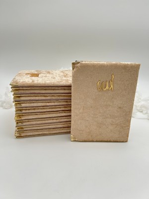 10 Adet Kadife Kaplı Yasin Kitabı (Mevlid Umre Hac Sünnet Doğum)