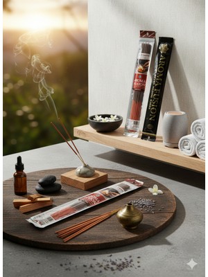 Darshan Aroma Fusion Palo Santo El Yapımı Çubuk Tütsü 28 cm