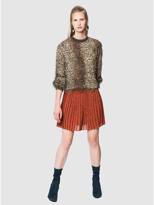 ROMAN Piliseli  Mini Etek Kiremit K1815056_016