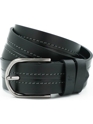 Tuna Nappa Hakiki Deri 4,00 cm Spor Erkek Kemer - KMR253