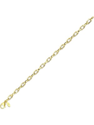 Assos Pırlanta Altın Zincir Bileklik - 14K