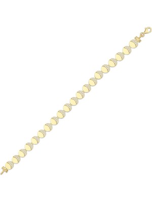 Assos Pırlanta Tasarım Altın Bileklik - 14K